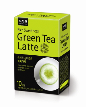 Green tea Latte Made in Korea